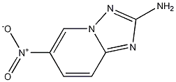 Molecular Structure of 31040-15-0 (6-Nitro-[1,2,4]triazolo[1,5-a]pyridin-2-ylamine)